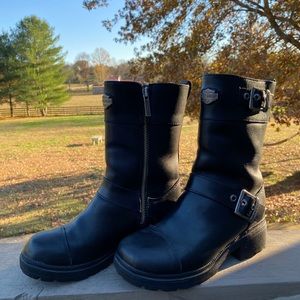 Harley Davidson Women’s Mid Moto Biker Boot